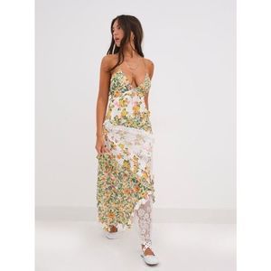 New For Love And Lemons Rosalyn Maxi Dress Size XL